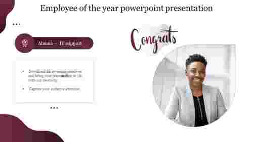 Employee of the year powerpoint presentation